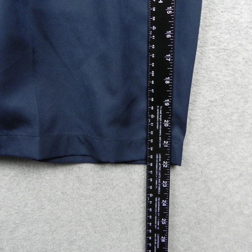 Jos A Bank‎ Shorts Mens 42 Traveler Golf Chino Casual Double Pleated Navy Blue